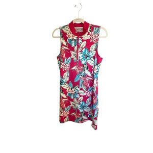 Tommy Bahama Floral Mini Dress - Pink and Blue